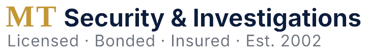 MT Security & Investigations logo
